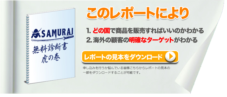 レポートの見本をダウンロード